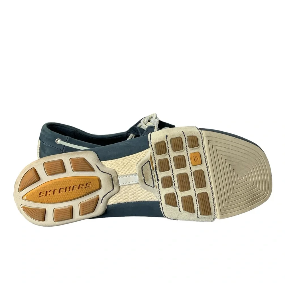 Men’s‎ Sketchers Relaxed Step Blue Boat Shoe Size 13